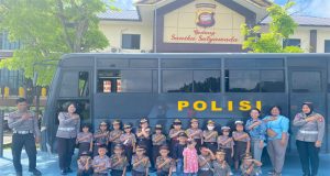 Polisi Sahabat Anak, TK Santa Maria Goreti Kunjungi Polres Sekadau dalam Program Wisata Edukasi
