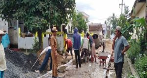 Pekon Sukorejo Kecamatan Pringsewu Realisasikan DD Tahap 1 Tahun 2024 Bangun Rabat Beton