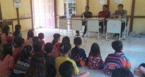 Bangun Generasi Bebas Bullying: Polsek Belitang Hulu Gelar Sosialisasi di SDN 14 Mengaret