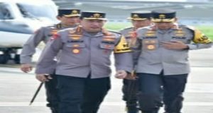 Kapolda Jabar Sambut Kedatangan Kapolri Pada Kunkernya di Bandung