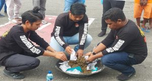 Satuan Reserse Kriminal dan Satuan Reserse Narkoba Polres Nabire Gelar Konferensi Pers Pengungkapan Kasus