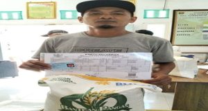 Sebanyak 196 KPM Penerima Bantuan Beras Tersalurkan di Pekon Wonoharjo