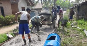 Pekon Blitarejo realisasikan pembangunan rabat beton anggaran dana desa tahap pertama tahun 2024