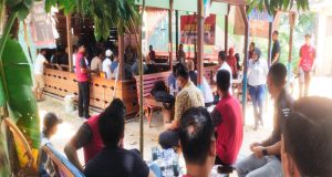 “Jum’at Curhat” Kapolres Beltim Ngopi Bareng Bersama Sekber Ormas Beltim Terkait Aksi Demo