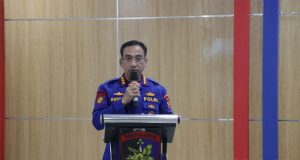 Direktorat Polisi Air dan Udara Polda Kalbar Kombes Pol Raspani. S.I.K Menggelar Sharing Komunikasi dan Motivasi Terkait Tantangan Tugas Polairud