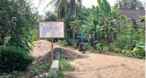 Pekon Bandung Barat Realisasikan Pembangunan Rabat Beton