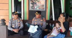 Minggu Kasih Kapolsek Gilimanuk Berikan Bantuan Sembako Kepada Anak Yang Sangat Kurang Gizi dan Berisiko Stunting