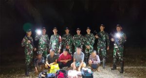 Satgas Pamtas RI-Malaysia Yonarmed 16/TK Berhasil Gagalkan Penyelundupan Narkoba Jenis Sabu-Sabu