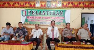 Pekon Sinar Waya Gelar Acara Pelantikan Sekdes Yang Baru