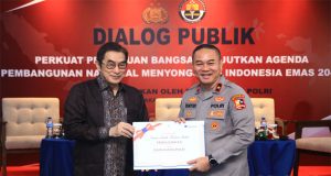 Ikuti Dialog Publik, Kabidhumas: Polri Siap Jaga Persatuan dan Dukung Agenda Pembangunan Nasional