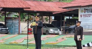 Apel Hari Lahirnya Pancasila, Kapolres Landak Tegaskan Komitmen Polri