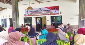 Kepala Pekon Bulurejo Pringsewu Sampaikan Hasil Lomba Pekon Tingkat Provinsi
