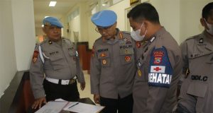 Kapolres Pringsewu dan Forkopimda Sambut Kunjungan Kerja Kepala Staf TNI AD