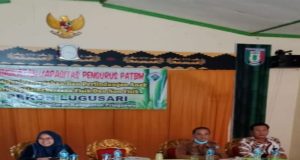 Pekon Lugusari Melaksanakan Pelatihan PATBM di gedung Balai Pekon