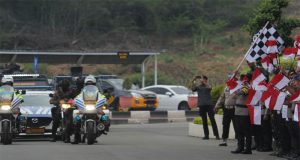 Air Suci Sungai Wentira untuk Pencucian Pataka Wira Dharma Brata dan Panji-Panji Polri Jelang HUT Bhayangkara ke-78