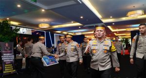Kapolda Sulteng Hadiri Rakernis Baharkam Polri T.A 2024 di Makassar