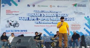 Edukasi Literasi Keuangan Bank BPR Di Tempat Wisata Pancer Dorr Pacitan