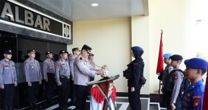 Pengambilan Air Suci Satbrimob Polda Kalbar Menyambut HUT Bhayangkara ke 78 Merupakan Rangkaian Pemuliaan Terhadap Nilai-nilai Tribrata