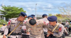 Ciptakan Personel Profesional Satbrimob Polda Kalbar Latihan Kemampuan Anti Anarkis
