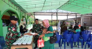 Peringati Hari Donor Darah Sedunia, Satgas Yonif 122/TS Berkolaborasi Dengan Unit Donor Darah PMI Kota Jayapura Gelar Bakti Sosial di Papua