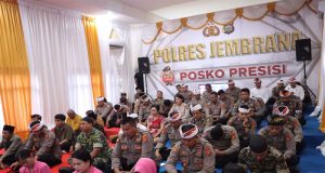 Doa Bersama Lintas Agama Untuk Hari Bhayangkara Ke-78 di Polres Jembrana