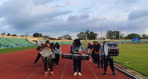 Panpel Matangkan Persiapan Kejurprov Drumband Senior Tingkat Babel Di Beltim