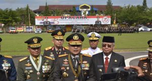 HUT ke-78 Bhayangkara, Pangdam Tanjungpura Hadiri Upacara dan Syukuran di Polda Kalbar