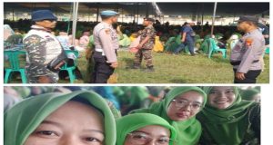 Polisi Amankan Pengajian HARLAH ke-78 Muslimat NU di Pringsewu