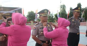 529 Personel Polri dan PNS Polda Sulteng mendapat kenaikan pangkat