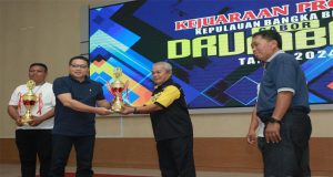 Atlet Drumband Beltim Sabet 3 Emas Kejurprov Drumband Senior Babel