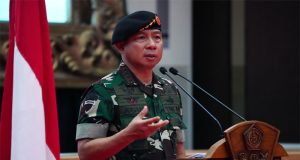 Panglima TNI Terima Laporan Korps Kenaikan Pangkat 22 Perwira Tinggi TNI