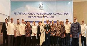 Zacharias Santoso Dikukuhkan Sebagai Ketua IPERINDO Jatim