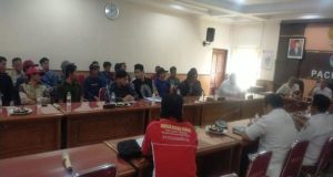 Audensi LSM – AMPUH Dengan Sekda Pacitan Berjalan Kondusif