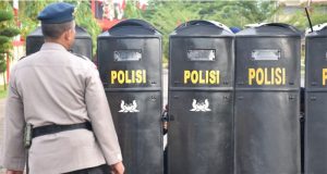 Hindari Pelanggaran HAM Personel Satbrimob Polda Kalbar Laksanakan Latihan PHH