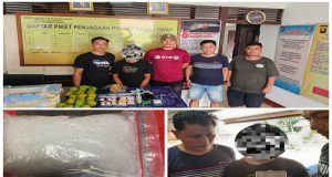Kembali Ungkap Kasus Narkoba, Polsek Nanga Tayap Amankan Seorang Pelaku Dan 99 Gram Sabu