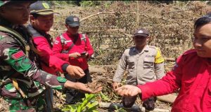 Tak Bosan Babinsa Kodim 1209-07/ Jgb Himbau Masyarakat Cegah Kebakaran Hutan dan Lahan