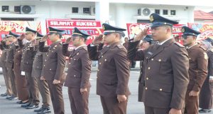 Kajari Beltim Pimpin Upacara Hari Bhakti Adhyaksa ke-64 Tahun 2024