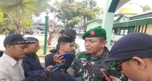 Letkol. Arm. Bayu Ardhitya Nugroho, M.Han Terima Kunjungan Kerja Korem 032/Wirabraja