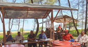 Obrolan Stakeholder Di Pancer Dorr Bersama Dandim 0801 Pacitan Letkol Imam Musahirul