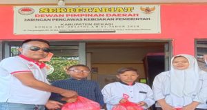 LSM J.P.K.P Kabupaten Bekasi Adakan Santunan anak Yatim