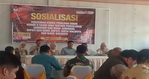 KPU Beltim Gelar Tahapan Sosialisasi Tentang Pencalonan Kepala Daerah
