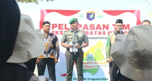 Berangkatkan Ekspedisi Batas Negeri Pemuda Muhammadiyah Kalbar, Ini Pesan Pangdam Tanjungpura