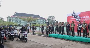 Pangdam XII/Tpr Lepas Distribusi Akbar Bantuan Beras Untuk Pondok Pesantren dan Anak Yatim