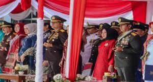 Pangdam Tanjungpura Bersama PJU Ikuti Upacara Peringatan HUT ke-79 Kemerdekaan RI