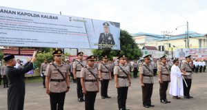 Enam Kapolsek Laksanakan Sertijab, Ini Pesan Kapolres Ketapang