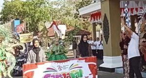 Hari Ke 5 HUT RI, PUPR Kab. Pacitan Adakan Karnaval Internal