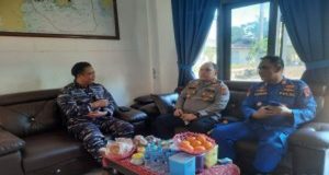Perkuat Sinergitas TNI-POLRI, Kapolres Beltim Kunjungi Mako Pos TNI AL Manggar