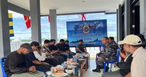 Coffie Morning Lanal Nabire Bersama Insan Pers Memper’erat Tali Siraturahmi