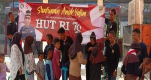 Peran Positif Karang Taruna Ikut Berbagi Rizki Menyantuni Anak Yatim Dalam Rangka Memperingati HUT RI 79 Agustus 2024