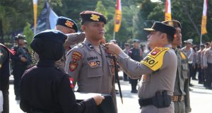 Polda Kalbar Gelar Pasukan Mantap Praja Kapuas 2024 Siap Amankan Pilkada Serentak
